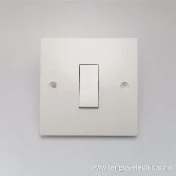 Wall Light Switch Socket 1 Gang 2 Way